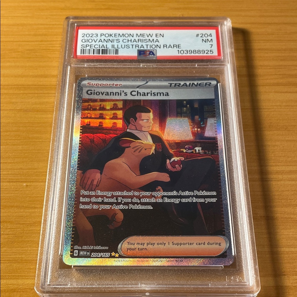 Giovanni's Charisma Pokémon Card